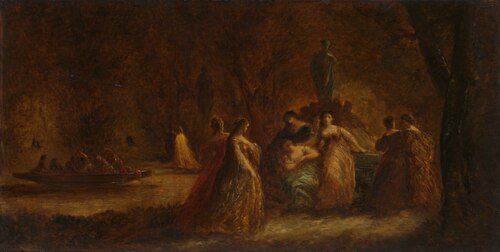 A Woodland Fête, 1857, Adolphe Joseph Thomas Monticel