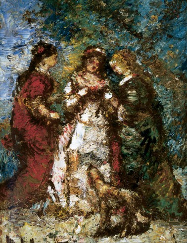 Conversation galante, 1850, Adolphe Joseph Thomas Monticel