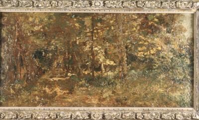 paysage d'automne, 1856, Adolphe Joseph Thomas Monticel