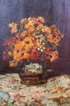 Roses in a vase, 1850, Adolphe Joseph Thomas Monticel