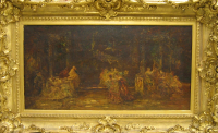 Figures in a Forest, , Adolphe Joseph Thomas Monticel