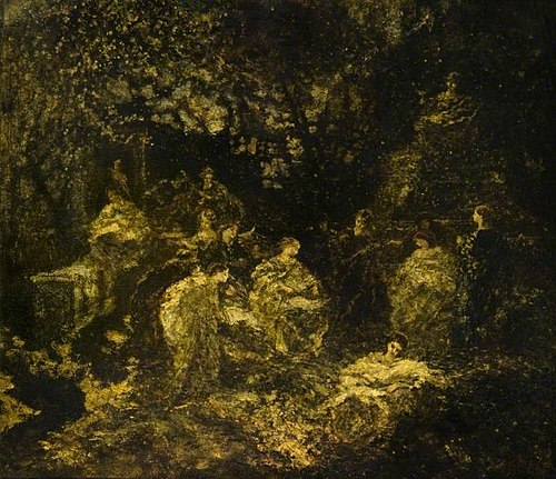 In the Forest, , Adolphe Joseph Thomas Monticel