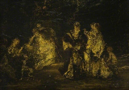 In the Forest, 1893, Adolphe Joseph Thomas Monticel