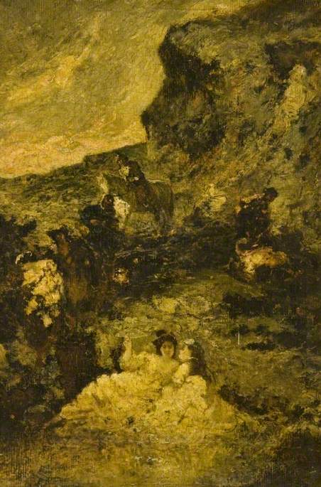 The Ravine, , Adolphe Joseph Thomas Monticel