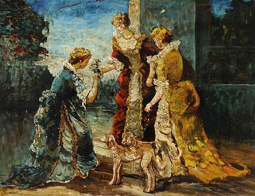 The Bouquet, , Adolphe Joseph Thomas Monticel