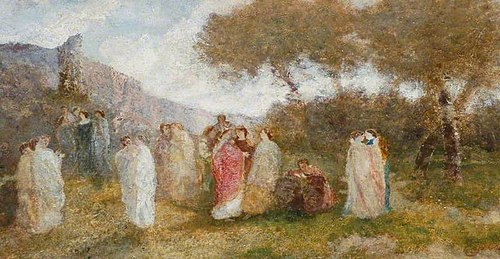 The Garden of Delights I, , Adolphe Joseph Thomas Monticel