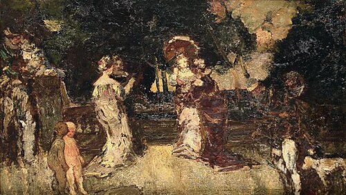 In the Park, , Adolphe Joseph Thomas Monticel