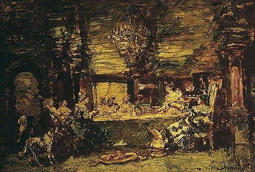 The Banquet, , Adolphe Joseph Thomas Monticel