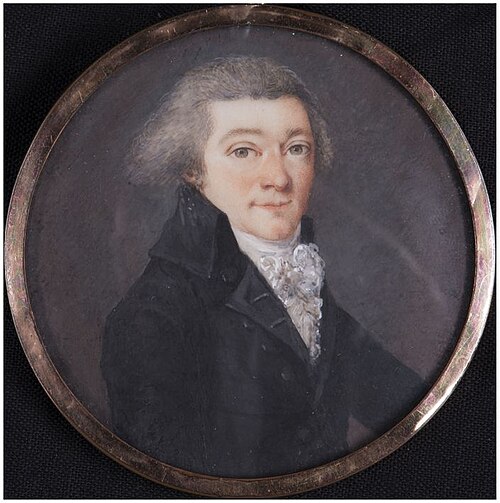 Portrait of Hans Willem van Plettenberg, 1789, Frans Delecour