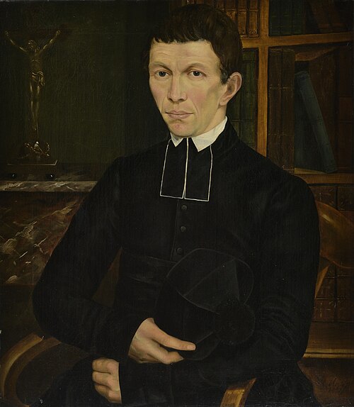 Portret van Petrus Joannes Holthuyzen (1805 Venray - St Truiden 1855), 1851, A. Aerts Pieterszoon