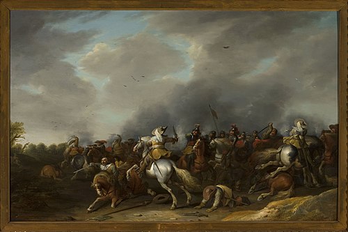 A Cavalry Skirmish, 1635, Jan Martszen de Jonge
