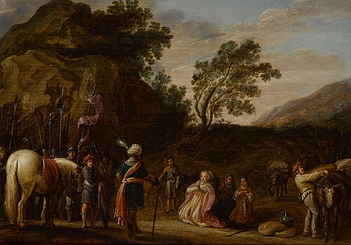 The Meeting of David and Abigail, 1633, Jan Martszen de Jonge