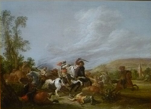 Cavalry Battle, 1636, Jan Martszen de Jonge