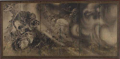 Dragon and Tiger, , Yokoyama Kazan