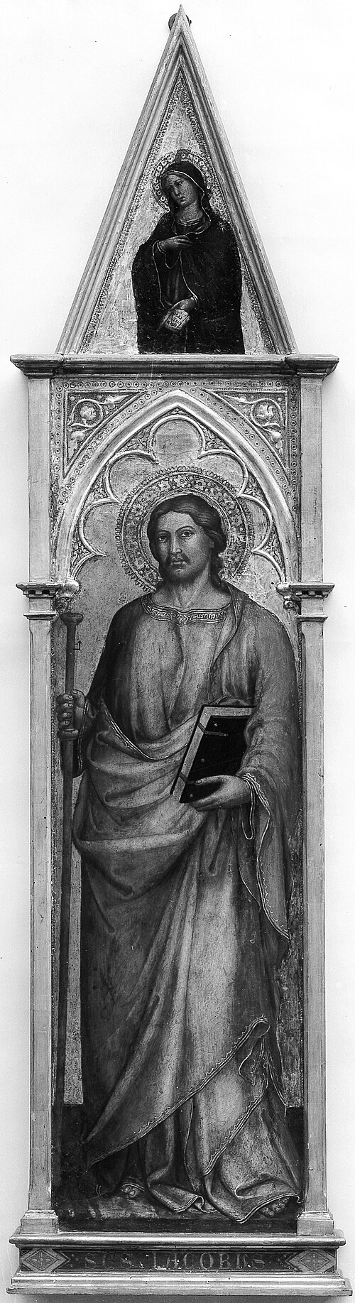Saint James the Greater (with the Virgin of the Annunciation), 1412, Martino di Bartolomeo