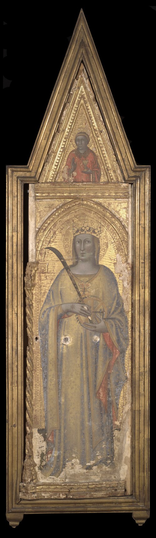 Saint Catherine and Deacon Saint, 1415, Martino di Bartolomeo