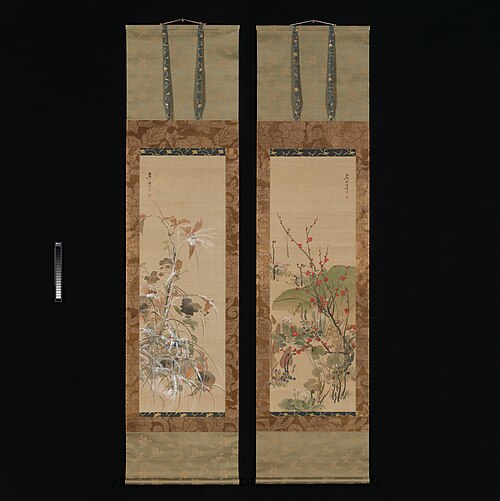 Flowers and Birds of the Four Seasons, 1850, Ikeda Koson