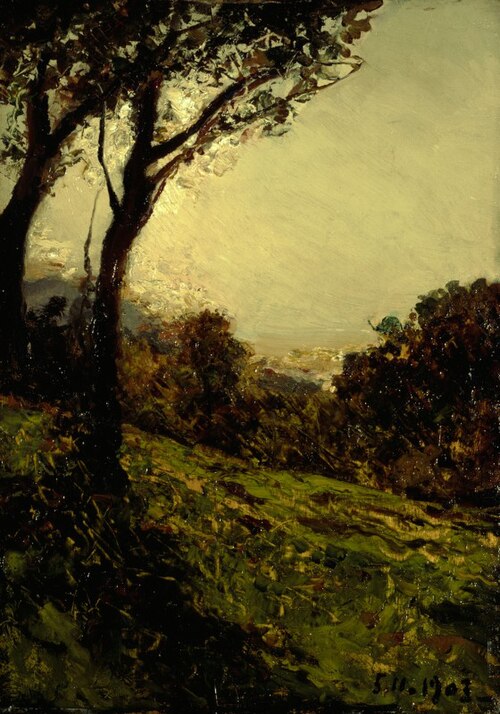 Golden Autumn, 1903, Lorenzo Delleani