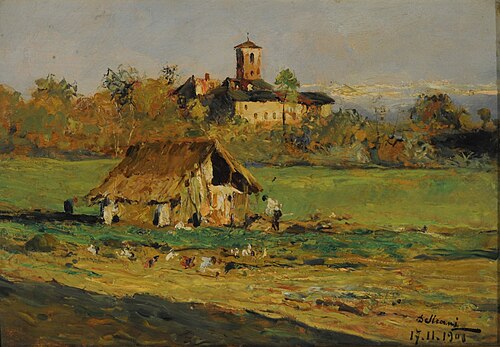Around Turin, 1901, Lorenzo Delleani