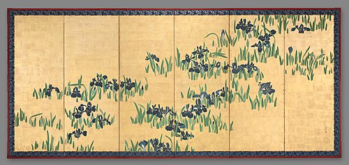 Irises, 1700, Watanabe Shikō