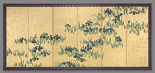 Irises, 1700, Watanabe Shikō
