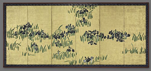 Irises, 1700, Watanabe Shikō