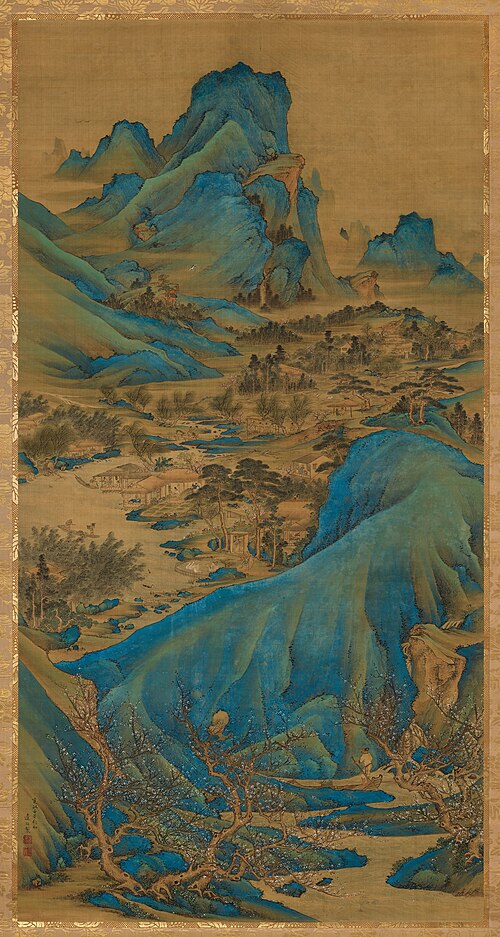 Peach Blossom Spring, 1792, Watanabe Gentai