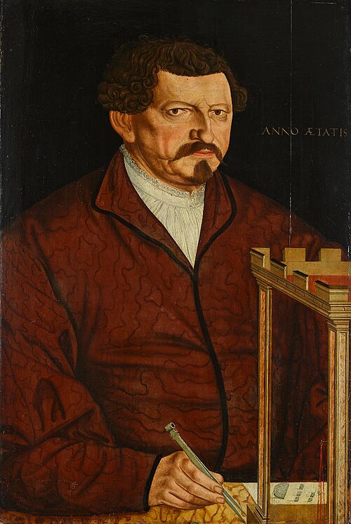 Bildnis des Medailleurs und Münzmeisters Jakob Stampfer, 1555, Hans Asper