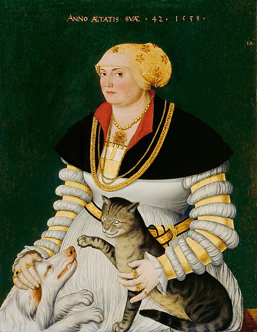 Portrait of Cleophea Krieg von Bellikon, 1538, Hans Asper