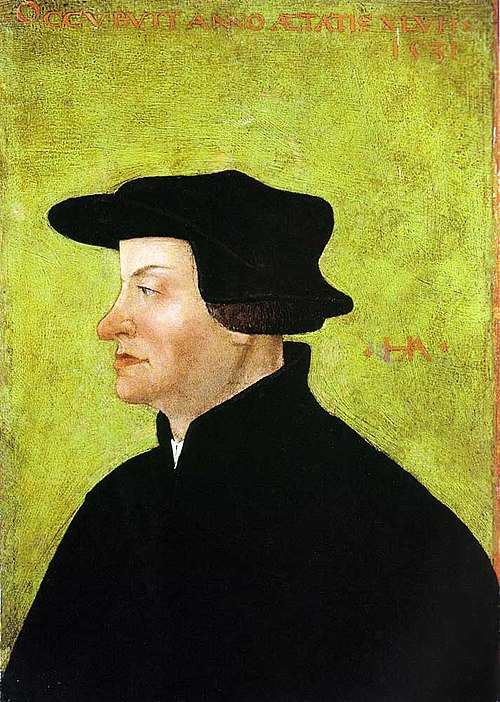 Ulrich Zwingli, um 1531, 1531, Hans Asper