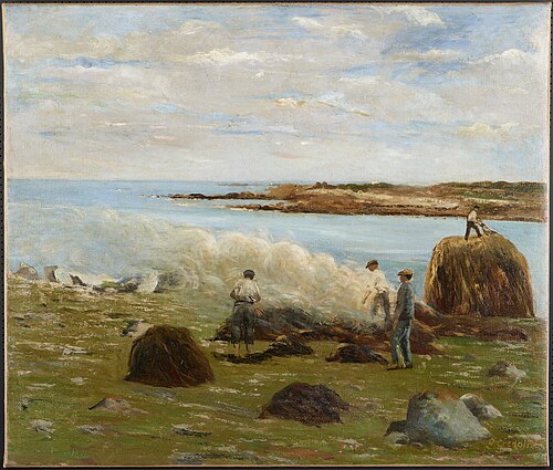 L'Ile-Grande Les brûleurs de goémon (993.0130.6), 1920, Louis Grégoire