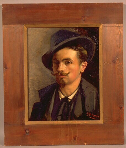 Autoportrait de Louis Grégoire (993.0130.8), 1900, Louis Grégoire