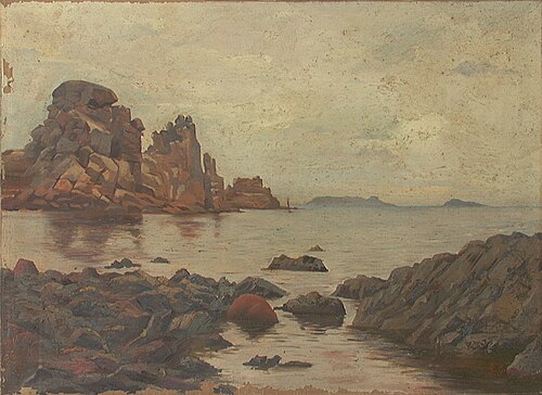 Ploumanac'h Le château du Diable (993.0130.155), 2000, Louis Grégoire