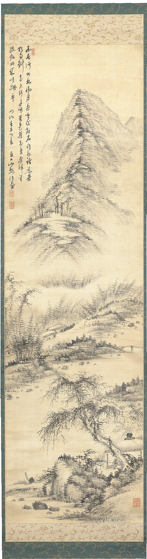 Paysage, 1882, Tanomura Chokunyū