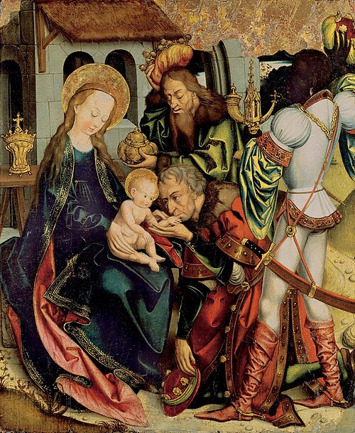 Anbetung der Heiligen Drei Könige, 1490, Hans Fries