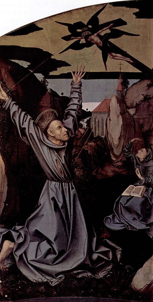 Teile eines Altares: Stigmatisation des hl. Franziskus, 1501, Hans Fries