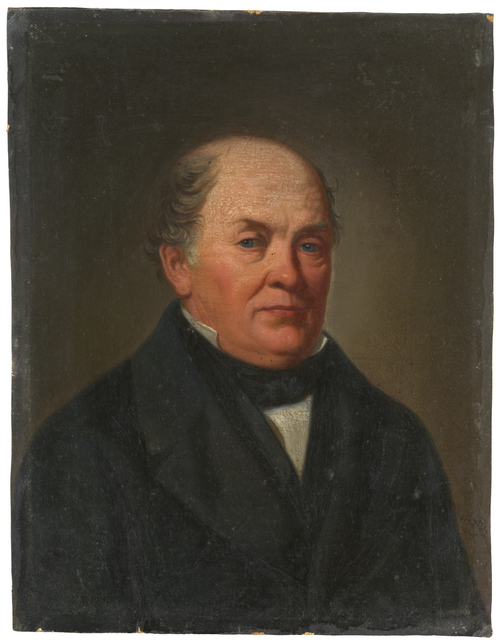 Portrait du verrier Johann Spiegelhalder, 1858, Daniel Cornelius Gesell
