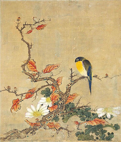 Paintings of birds and flowers (CBL C 1335), 1800, Hu Mei