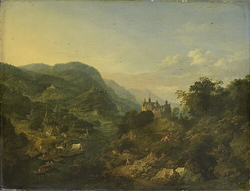 Vue de la rivière, 1690, Jan Griffier