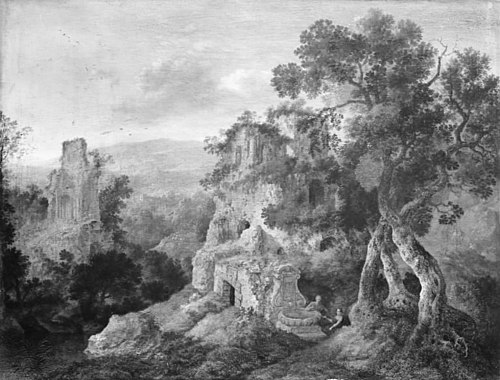 Fantasy of Mountain Scenery, 1689, Jan Griffier