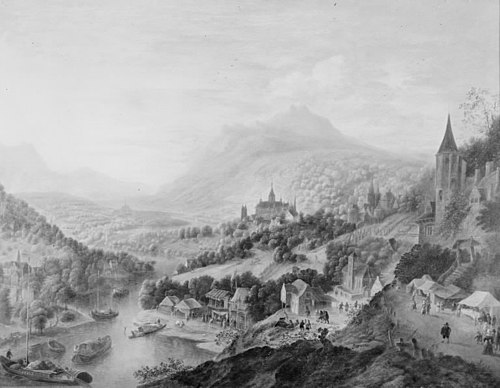 River Scenery, 1689, Jan Griffier