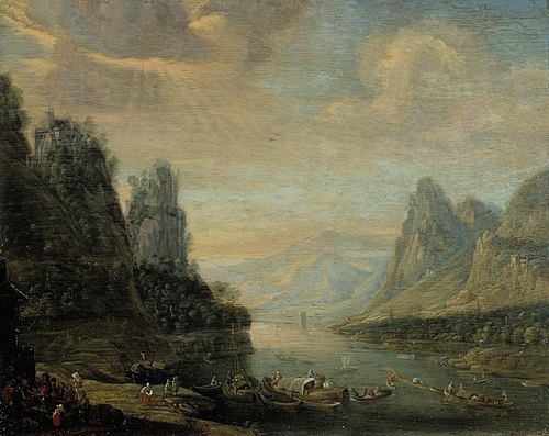 River landscape, , Jan Griffier