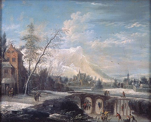Winter Scene, 1696, Jan Griffier