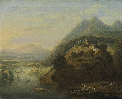River Landscape, 1681, Jan Griffier