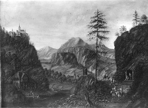 Gebirgslandschaft, 1681, Jan Griffier
