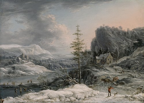 A Winter Scene, 1700, Jan Griffier