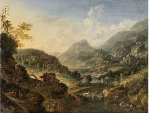 A River Landscape, , Jan Griffier