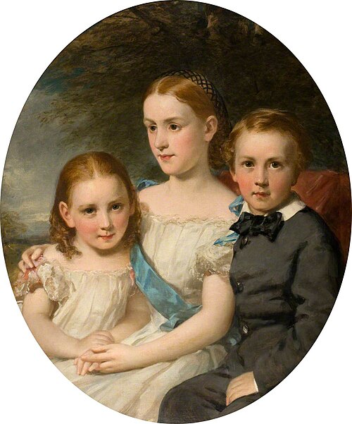 The Children of William Neish, 1862, Daniel Macnee