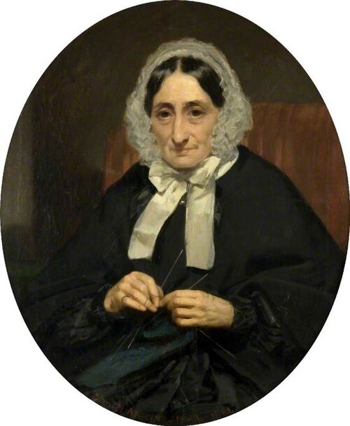 Portrait of an Old Lady, 1864, Daniel Macnee