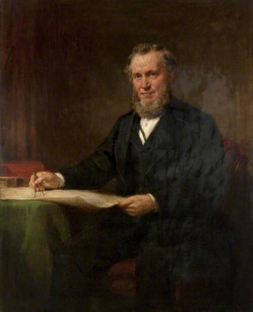 John Carrick (1819–1890), Glasgow City Architect, 1877, Daniel Macnee
